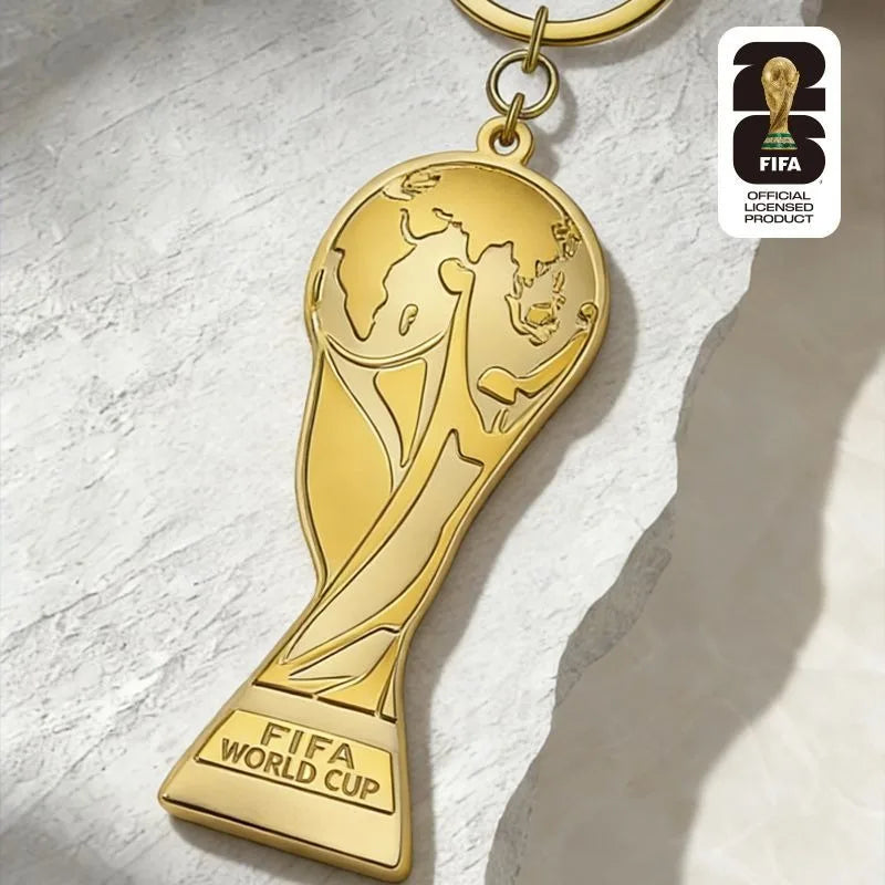 TrophyVault™ Golden Champion Trophy Keychain